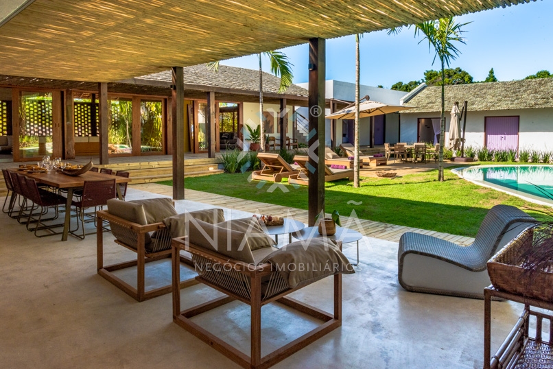luxury beach front villa for sale in fasano trancoso