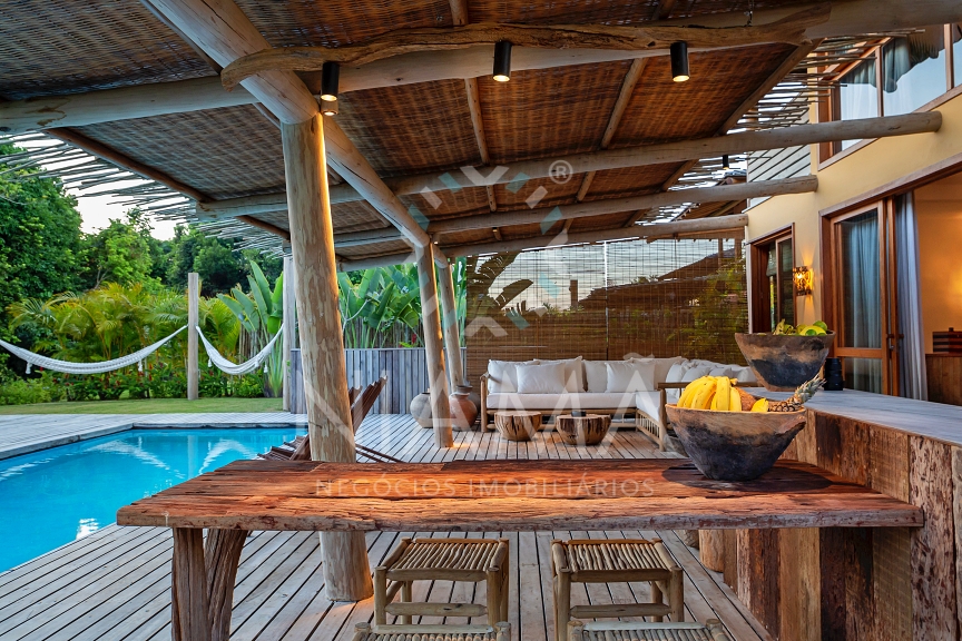 luxury beach front villa for sale in fasano trancoso