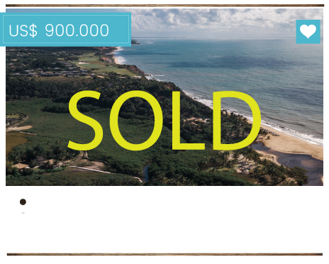 land for sale on the beach in trancoso