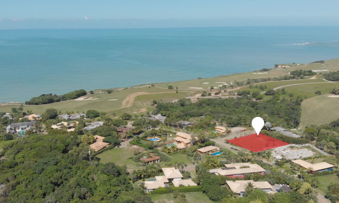 ocean view land plot for sale in trancoso terravista golf